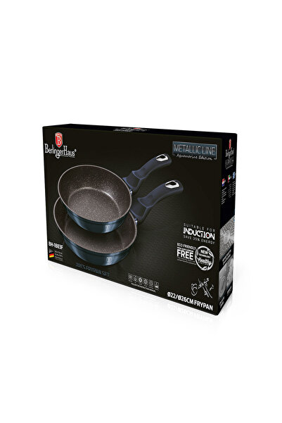Berlinger Haus SET 2 TIGĂNE Ø22/24 INDUCȚIE GAZ LINIE METALICĂ AQUAMARINE BH-...