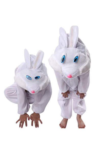 pınaxar Children's Rabbit Costume White Color 6-7 Years 120 cm