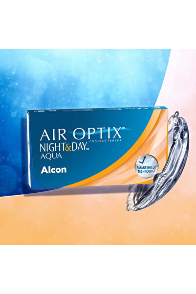 NO BRAND AIR OPTIX NIGHT&DAY AQUA 3 bucăți lentile de contact lunare BC8.4 PO...