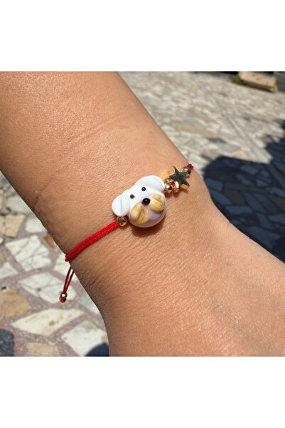 nesdesignn Dog Murano Glass Bracelet