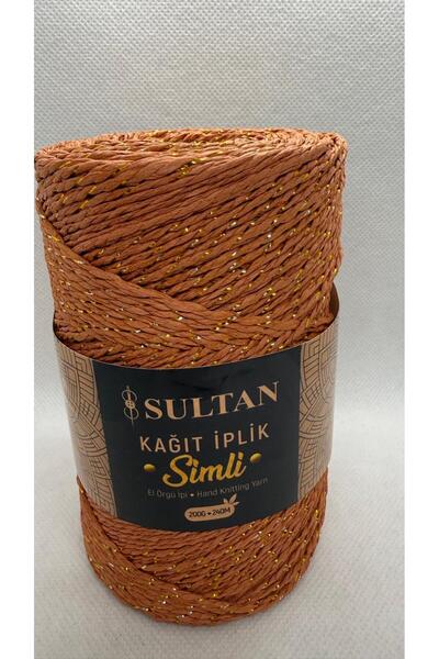 hobi dünyası evim Sultan Glitter Paper String Bag Hat Supla Basket Macrame Wi...