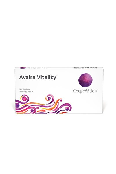 CooperVision Avaira Vitality Pack Of 6, Monthly Disposable Contact Lenses, Clear Contact Lenses