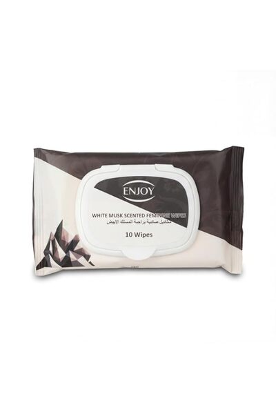 Generic Brand ENJOY Women's Wipes 10s with Musk of Purity White
