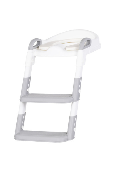 Chipolino Reductor toaleta cu scara Kiddy grey