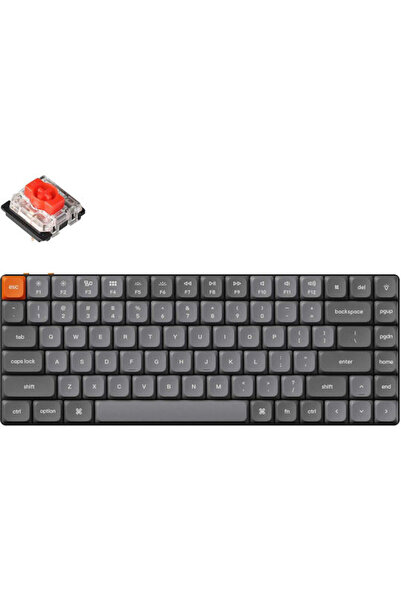 Keychron K3M-B1 Max Ασύρματο Μηχανικό Πληκτρολόγιο Gaming 75% με διακόπτες Ga...