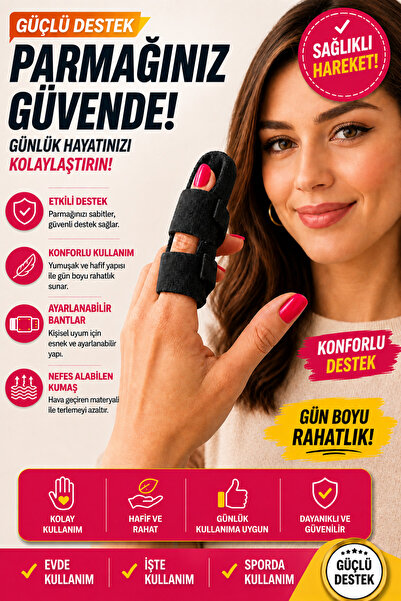 baffhome Parmak Ateli Ayarlanabilir Parmak Sabitleyici Nefes Alabilen Eklem K...