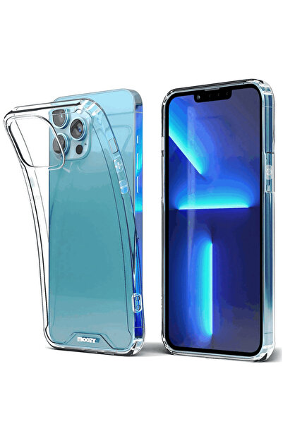 OEM Husă transparentă din TPU Moozy pentru iPhone 13 Pro Max, JUD785