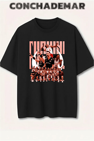Vordevia Sultans of the Net Printed Premium Oversize Cotton T-Shirt