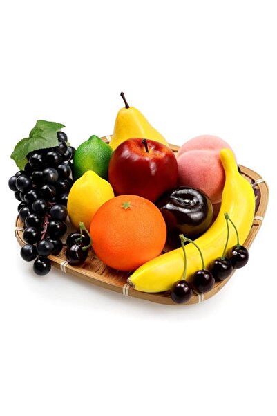 Generic Lorigun Artificial fruits set for decoration fake fruits props,10 kin...