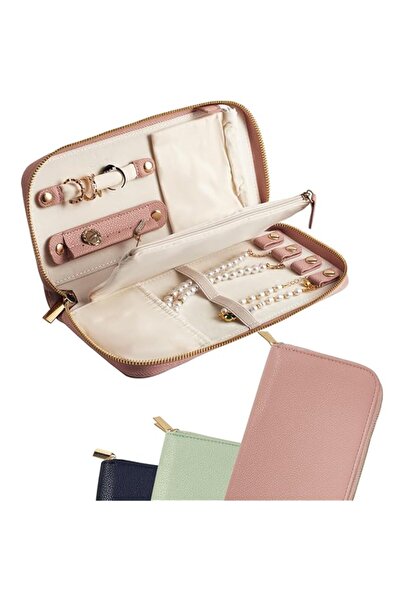 Generic Brand Travel Jewelry Organizer Case - for Tangle-Free Necklaces, Earr...