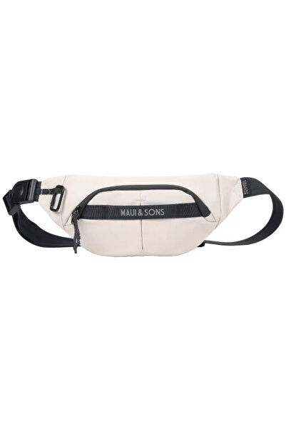 Maui & Sons Τσάντα μέσης/χιαστί 0.6lt polyester μπεζ MAUI&SONS