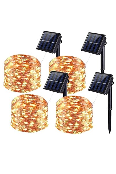 Generic Brand Solar Fairy Lights Outdoor, 4 Pack 100 LED 12M/33Ft Copper Wire...