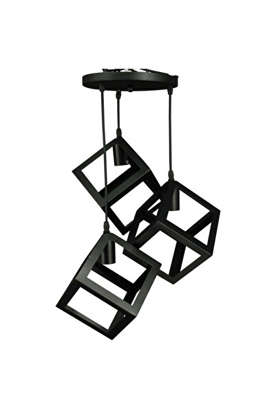 RFAN Chandelier Pendulum RFAN, Model 2182, E27, 3 Pendants, Adjustable Height...