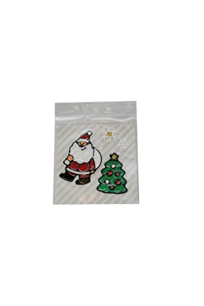 Generic Brand Daiso Window Stickers (Trees, Wreaths) Santa