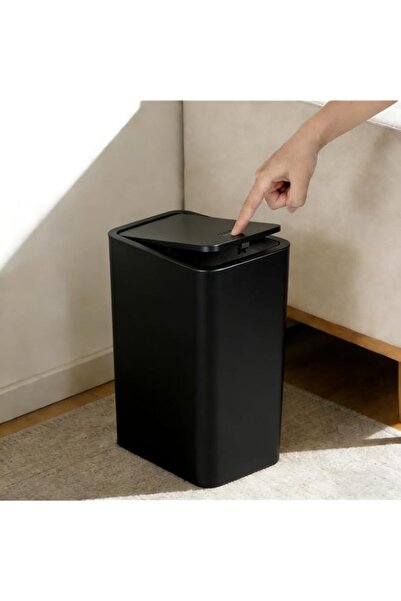 Generic Hcosmy Bathroom Trash Can with Lid, 9.1L Slim Garbage bin for bedroom...