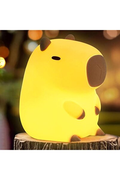 Generic Brand Cute Capybara LED Night Light for Kids, Soft Squishy Silicone A...