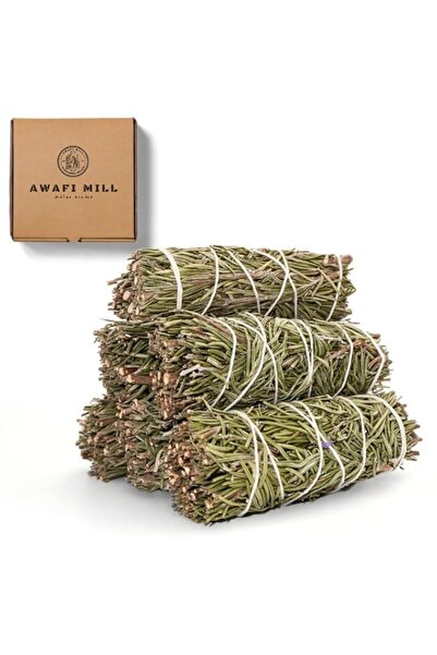 Generic Brand AWAFI MILL Rosemary Smudge Stick | Hand-Tied Herb Bundle for Ho...