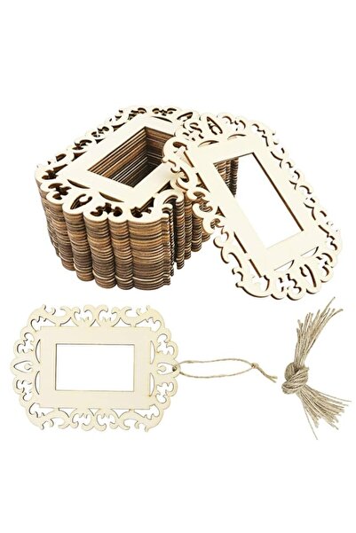 Generic Brand 24 Pieces Unfinished Wood Picture Frames, 4.3 x 5.9 Inch Wooden...
