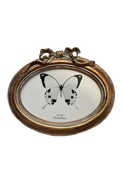 Generic Brand SIKOO Vintage Picture Frame Oval Antique Tabletop and Wall Hang...