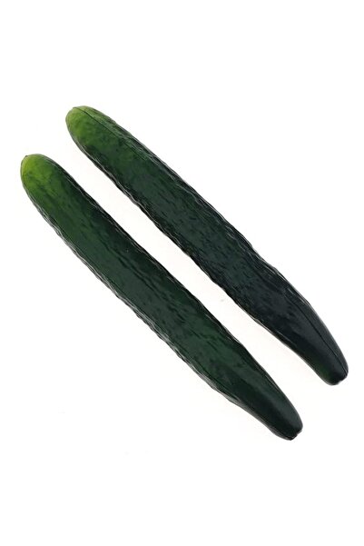 Generic 2 Pcs Soft Pu Artificial Cucumber, Fake Vegetables Decorative Vegetab...