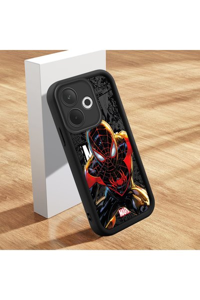 Hontinga حافظة سيليكون لهاتف OPPO A5 Pro 5G متوافقة مع حافظة بلاك سبايدرمان ا...