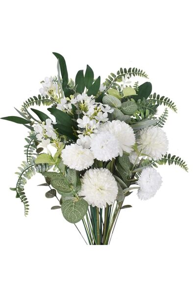 Generic 55 Pcs Artificial Fake Flowers Plants, Plastic Floral Table Centerpie...