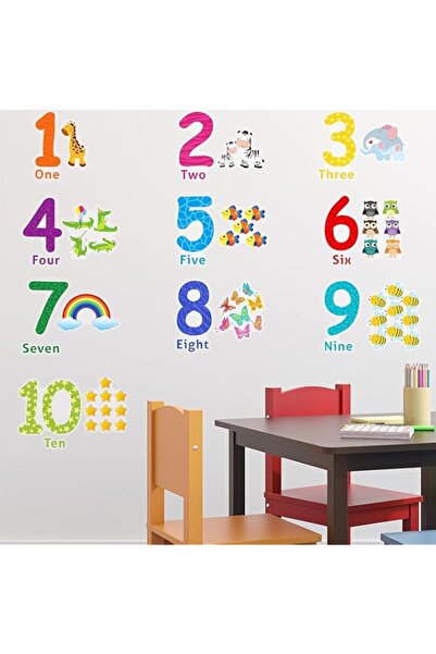 Generic Brand ARS® Number Wall Decals Children Number Stickers Alphabet ABC W...