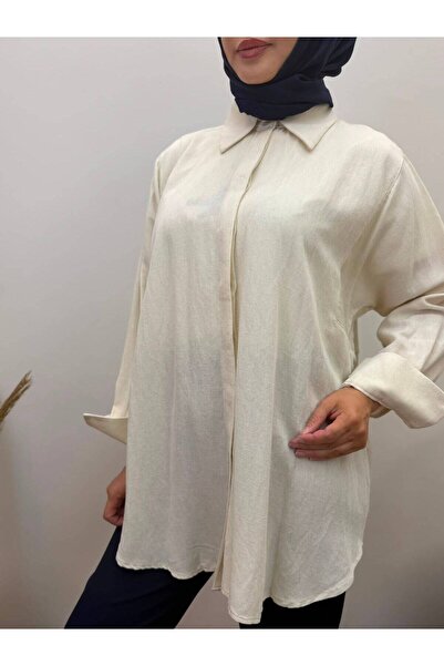 jooq Cămașă cu mânecă lungă, cu design elegant, pentru femei, cu hijab