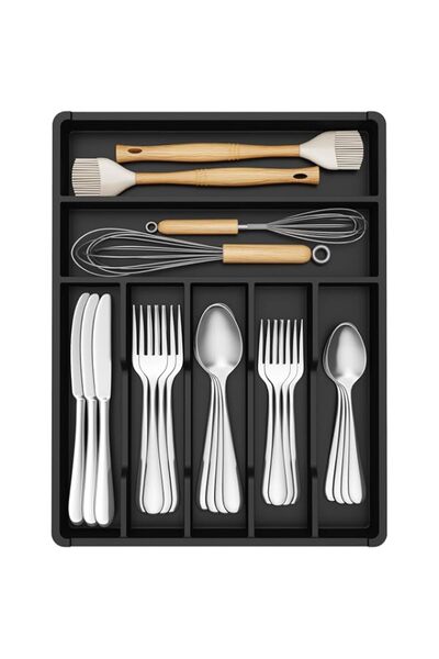 Generic Lifewit Cutlery Drawer Organizer,Plastic Cutlery Tray for Kitchen,Ute...