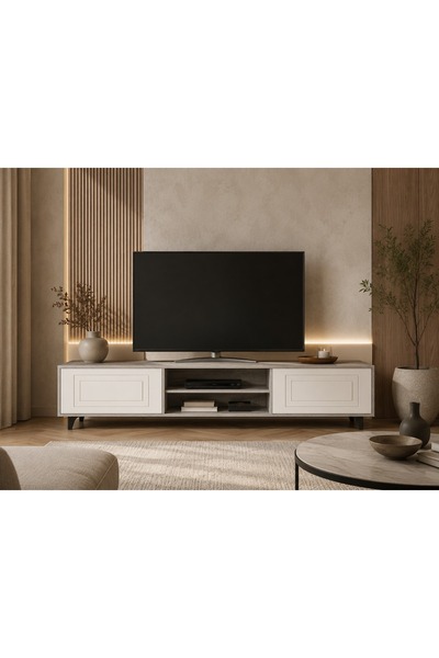 N.zone Modern Tv Stand with a Sleek and Luxurious Design, Offering Practical ...