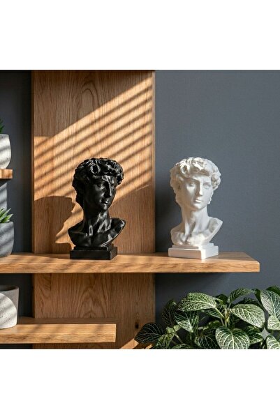 NorthEdge3D (1 ADET) Michelangelo Davut Heykeli Büstü 17 cm - 3D Yazıcı Baskı...