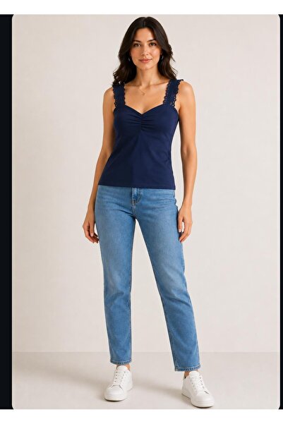 fimet.sportswear KADIN OMUZ GÜPÜRLÜ ATLET