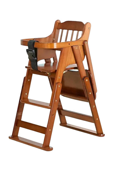 Generic Wooden Baby High Chair | Foldable Convertible Dining Chair & Table wi...