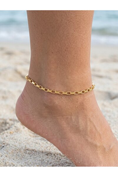Ralp Moda Cube Chain Anklet