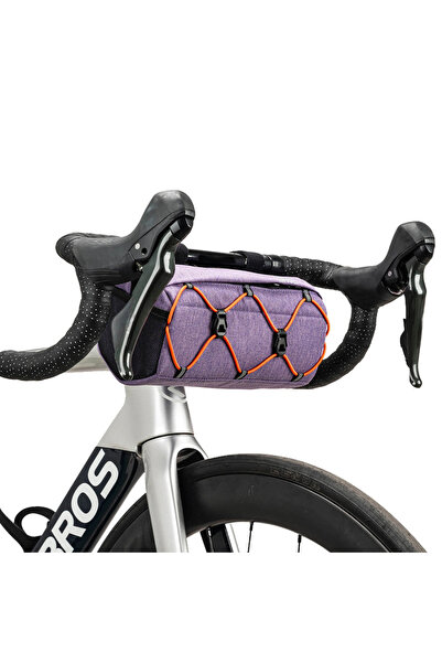 ROCKBROS Geantă de ghidon pentru bicicletă de 2.2L, impermeabilă, practică