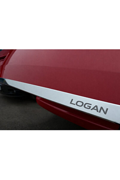 CarEste Dacia Logan Sedan Yazılı Krom Bagaj Alt Çıtası 2008-2013