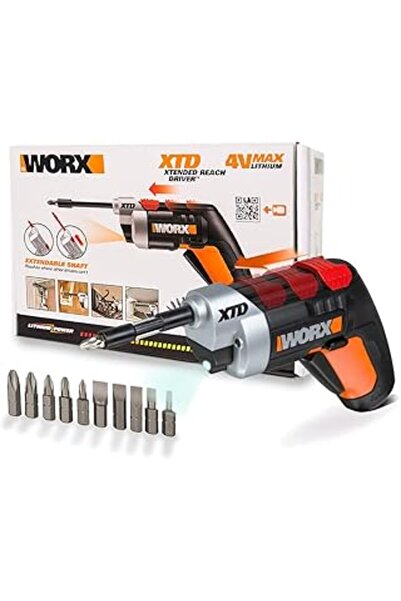 Genel Markalar WORX WX252 4Volt/1.5Ah. Li-ion Şarjlı Tornavida + 10 adet Bits Uç