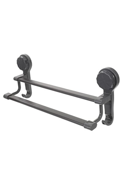 Generic X spring Suction Towel Bar, Double Bath Racks with Sturdy Cups, 40cm ...