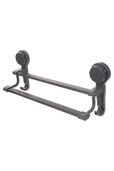 Generic Suction Towel Bar for Bathroom Wall, Double Bath Towel Racks with Suc...