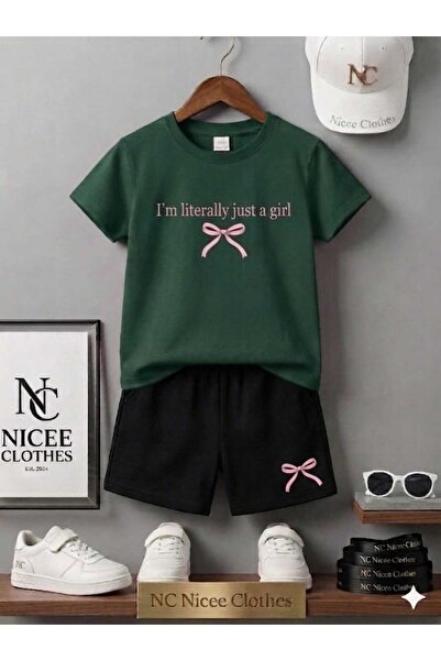 Leto Lykia Summer Children's T-Shirt Shorts Unisex (Written Small Pink Ribbon)