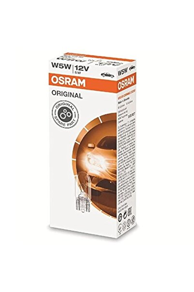Generic OSRAM 10 x W5W Original (501) 12V 5W W2, 1x9, 5d 2825 Halogen Car Cle...