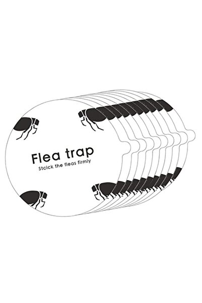 Generic WANGCL 10 Pcs Flea Trap Stickers Round Sticky Fly Traps Dome Flea Tra...