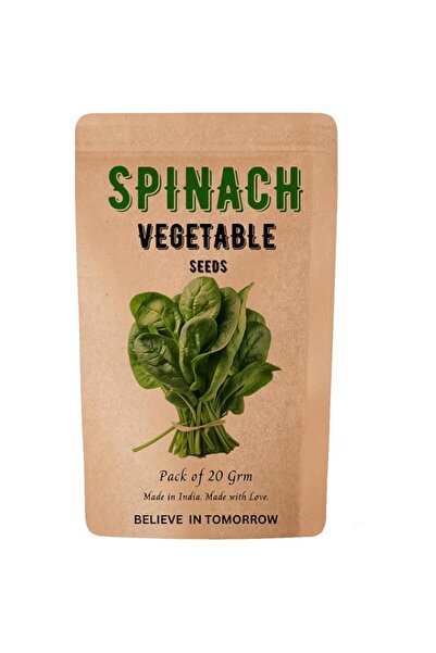 Generic 20 Gram Spinach/Palak Seeds For Planting & Gardening | Free E Book fo...