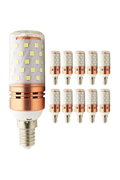 Generic E14 LED CORN BULBS 15 W (PACK OF 10)~ COOL WHITE ~LED Light Bulbs 100...
