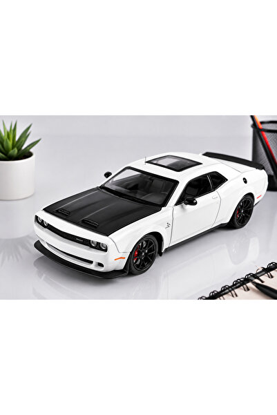 Can Ali Toys Che Zhi Dodge Challenger 1:24 Die Cast Metal Model Car with Open...