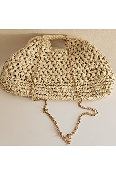 VİENCA Liza Rattan R1 Wicker Bag