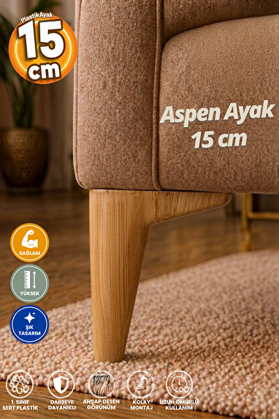Genel Markalar Aspen Lüks Mobilya Kanepe Koltuk Tv Ünitesi Baza Yükseltici Ay...
