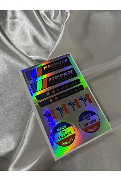 CEBECİOTO France Butterfly Hologram Sticker New Series