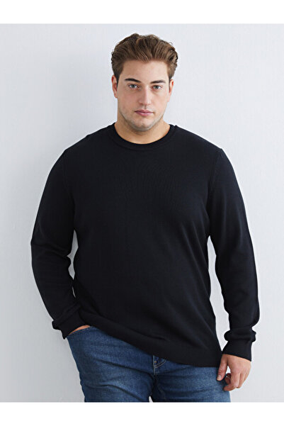 LC Waikiki Rmz Gi̇yi̇m Farkiyla Zero Roba Collar Men's Knitwear Sweater