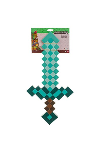 MINECRAFT Sabie de jucărie din spumă verde de 51 cm pentru băieți - Joc sigur...